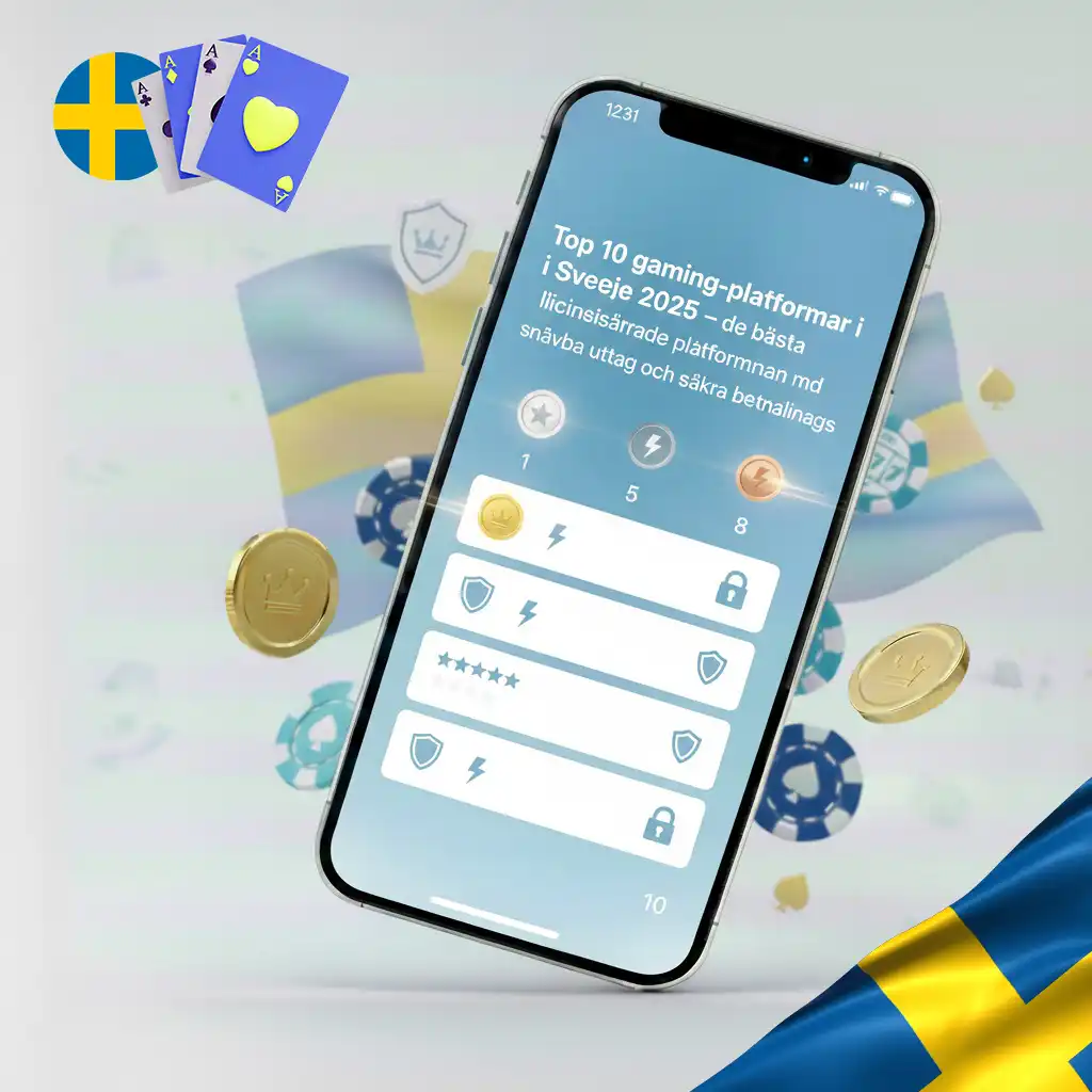 Översikt av topplista för svenska gamingplattformar 2025